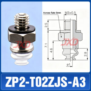 ZP2-T02ZJS-A3 Bellows Suction Cup