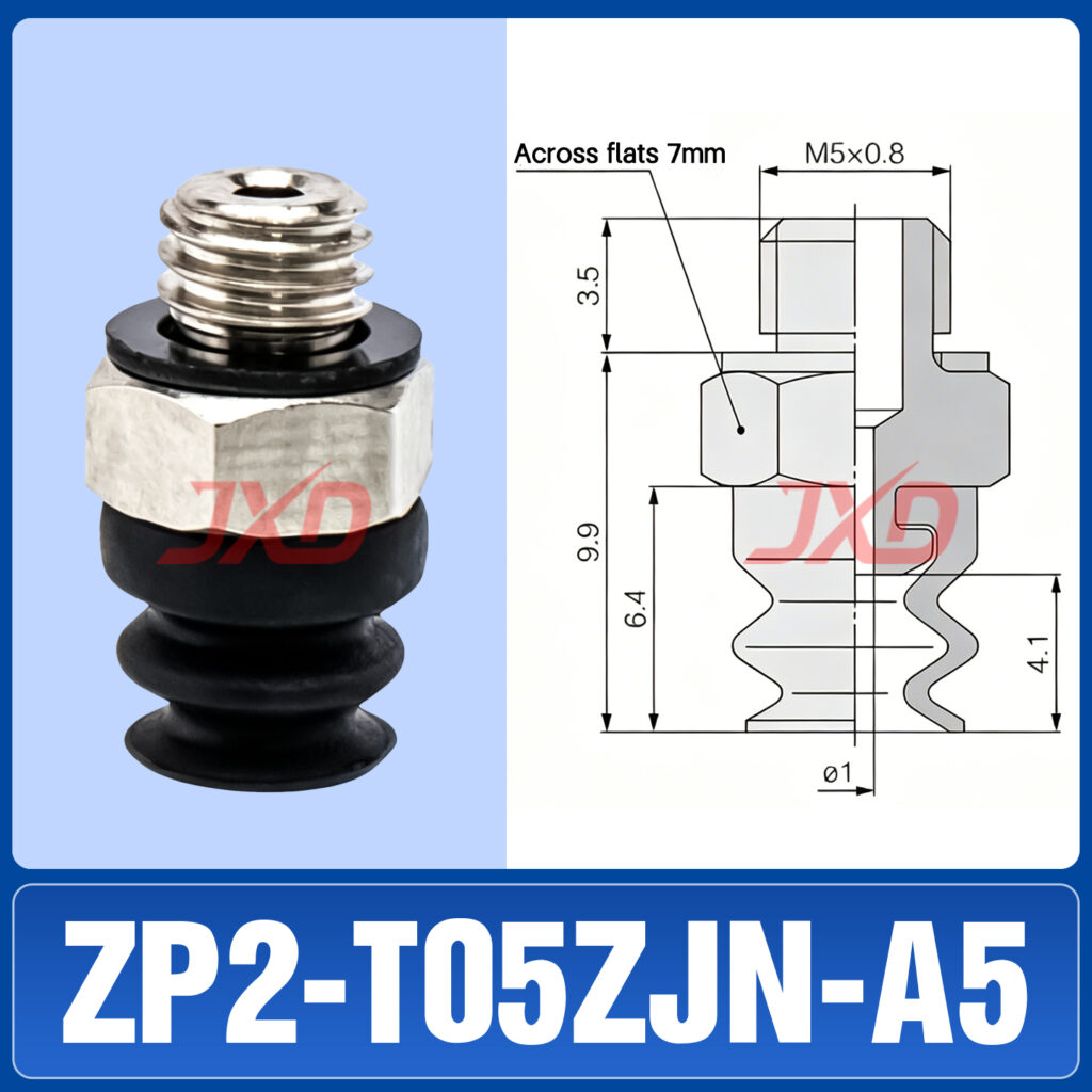 ZP2-T05ZJN-A5 Bellows Suction Cup
