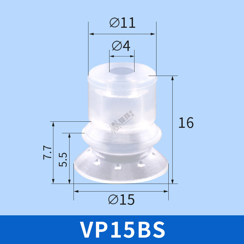 VP15BS Single Bellows Suction Cup