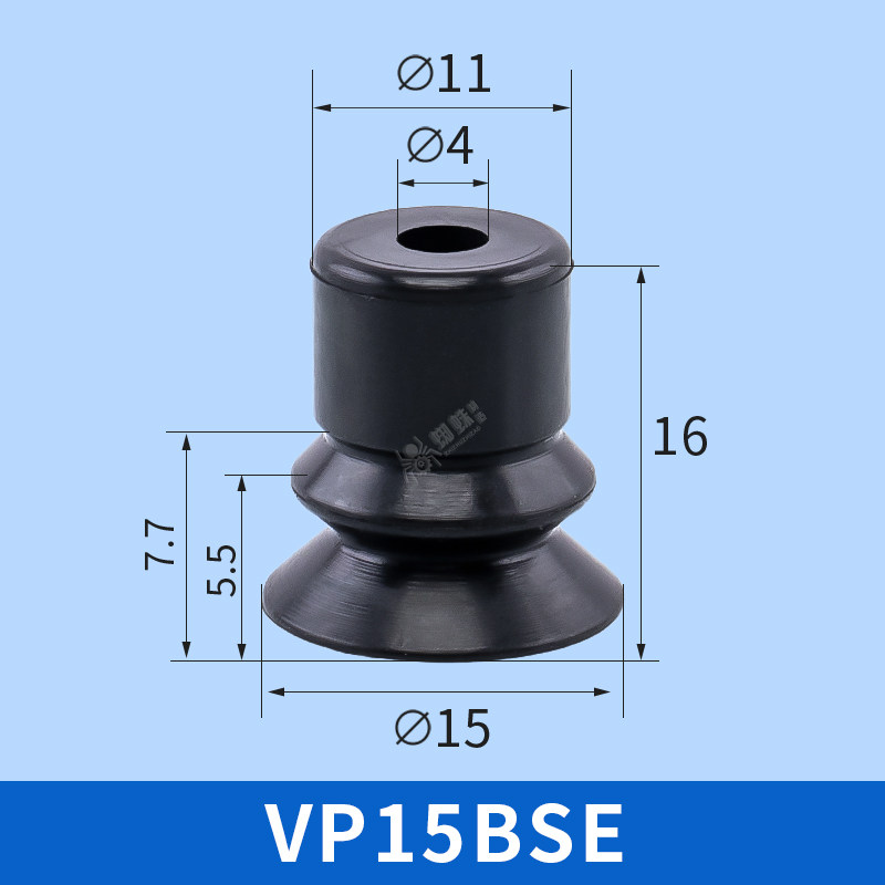 VP15BSE ESD-Safe Single Bellows Suction Cup