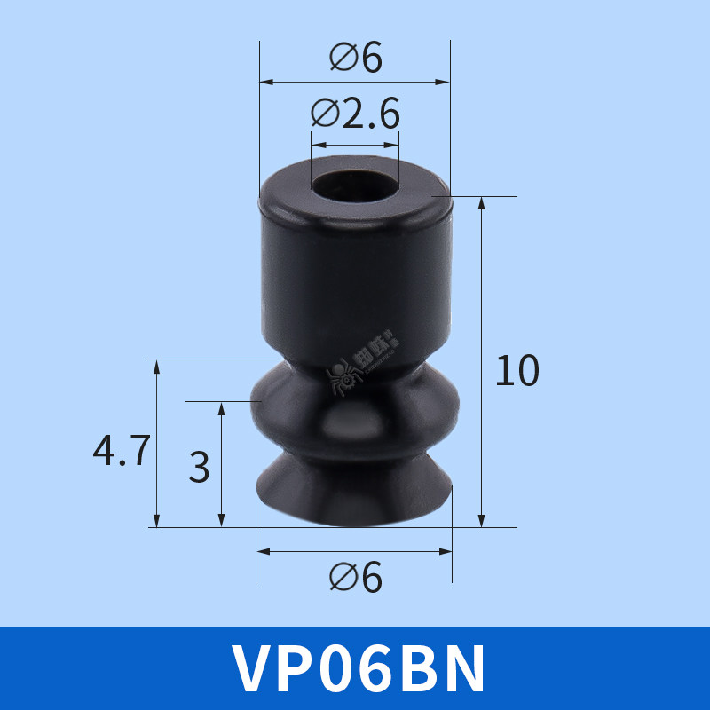 VP6BN Single Bellows Suction Cup