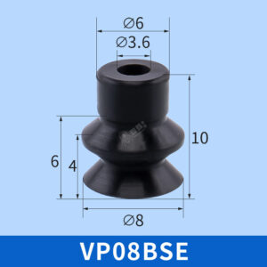 VP8BSE ESD-Safe Single Bellows Suction Cup