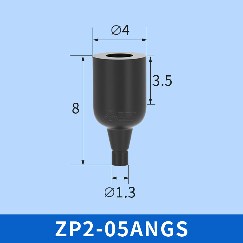 ZP2-05ANGS Mini Flat Suction Cup