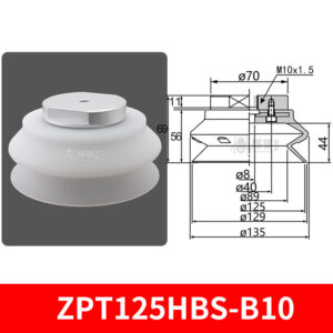 ZPT125HBS-B10 Heavy-Duty Suction Cup