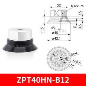 ZPT40HN-B12 Heavy-Duty Suction Cup