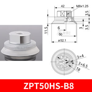 ZPT50HS-B8 Heavy-Duty Suction Cup