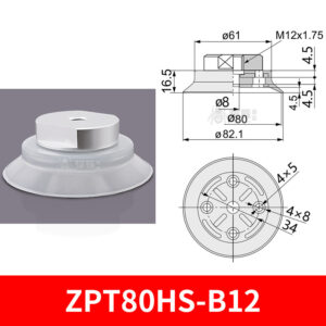 ZPT80HN-B12 Heavy-Duty Suction Cup