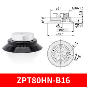 ZPT80HN-B16 Heavy-Duty Suction Cup