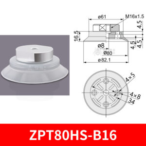ZPT80HS-B12 Heavy-Duty Suction Cup
